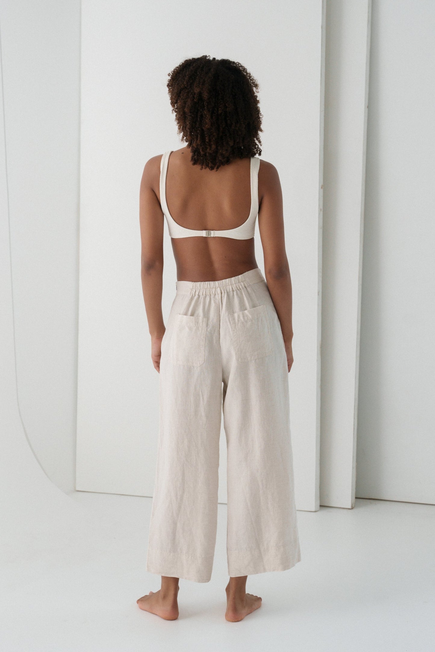 LILLY PILLY Ivy linen pants in Oatmeal