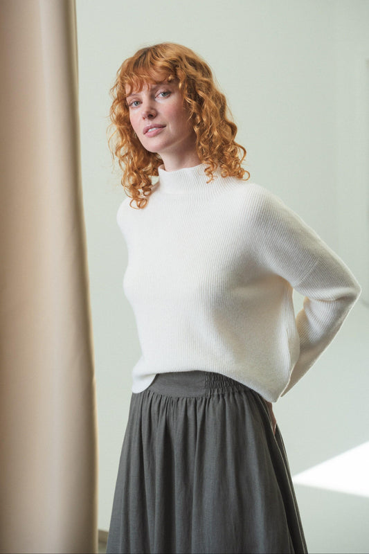 LILLY PILLY Lumi cashmere knit in Ivory