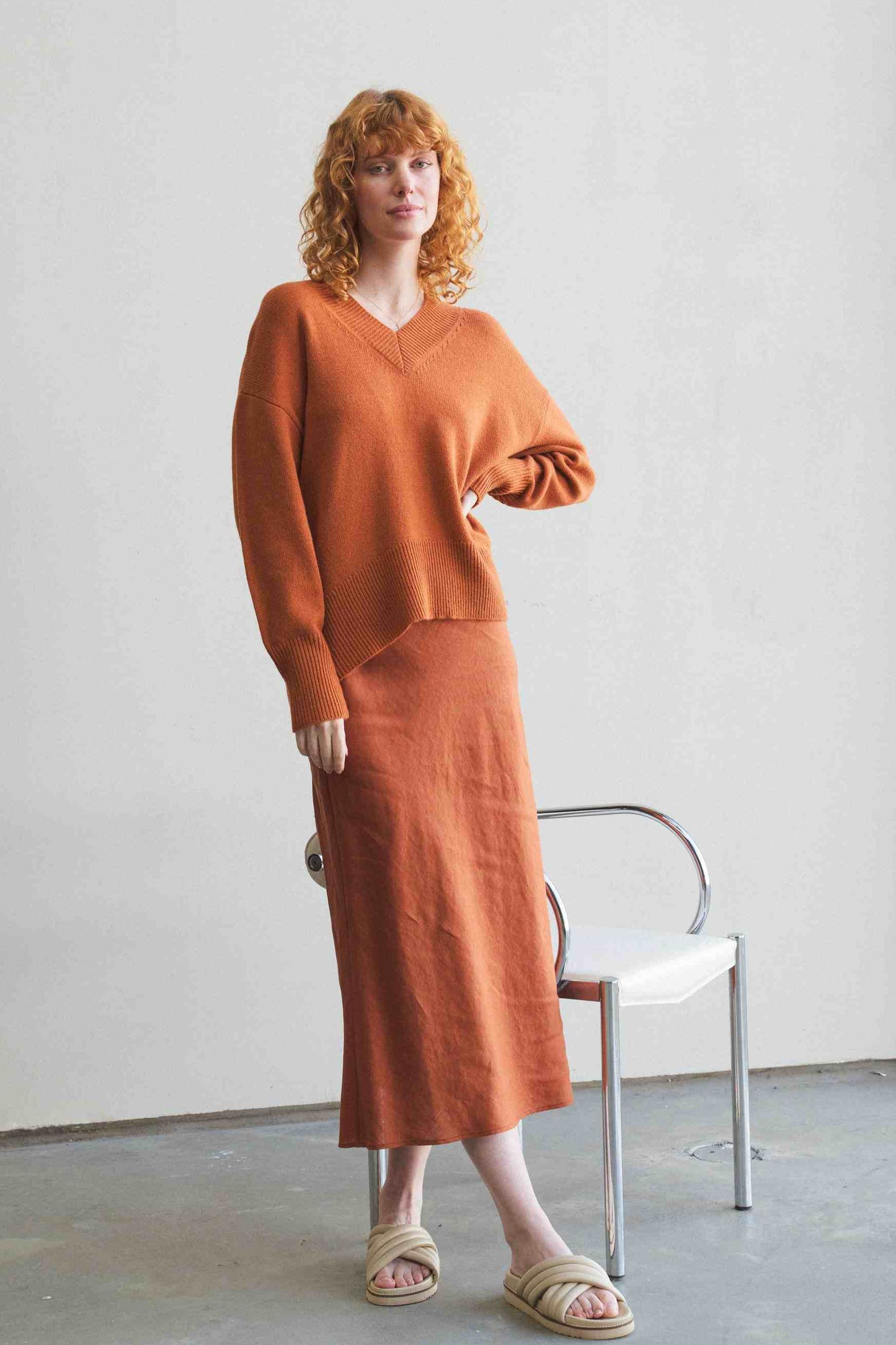 LILLY PILLY June cashmere and merino wool knit in Cajun