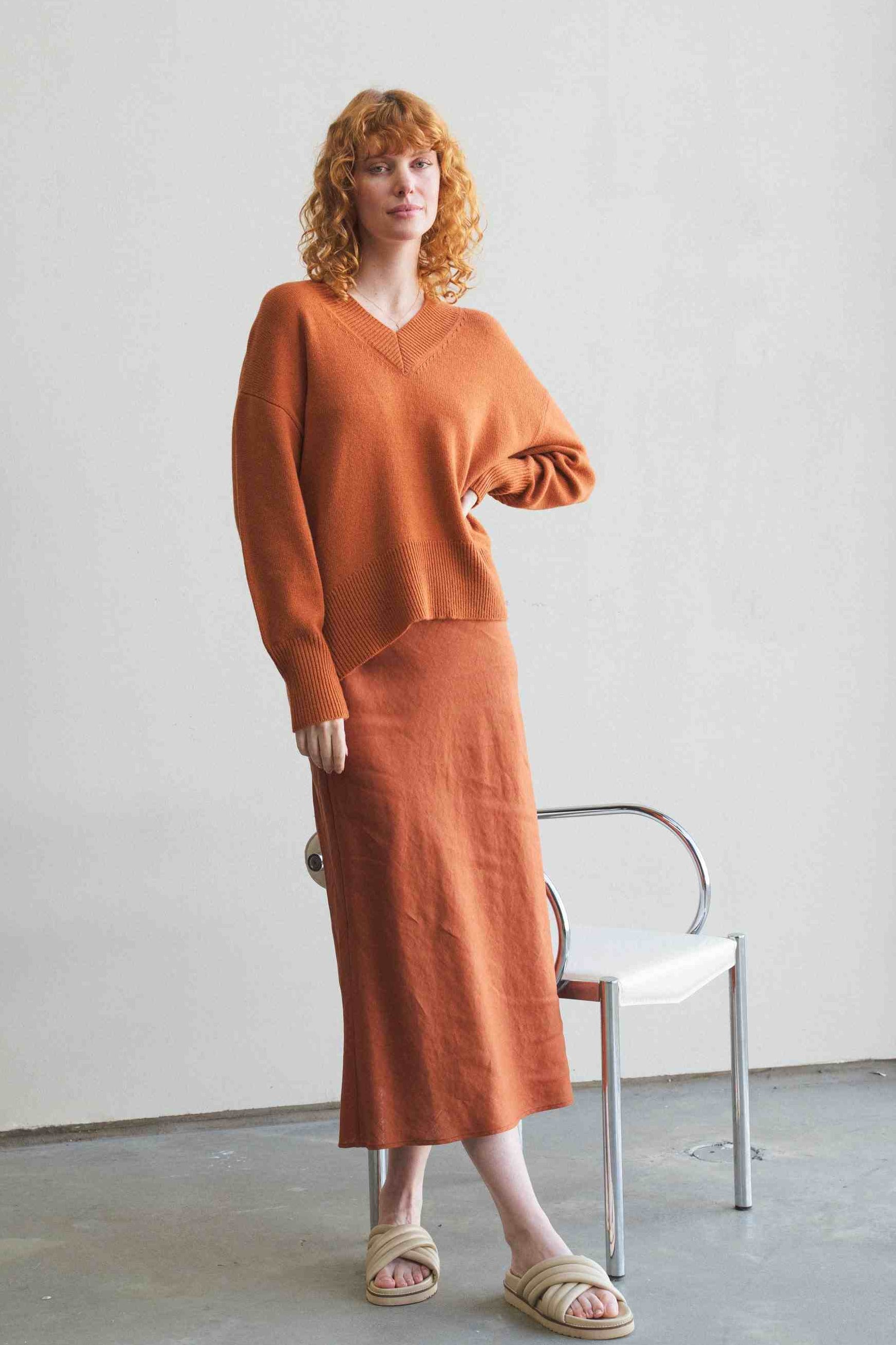 LILLY PILLY June cashmere and merino wool knit in Cajun