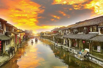 LILLY PILLY manufacturing city of Jiaxing is close to river town of Xitang famous for its silk and organic linen 