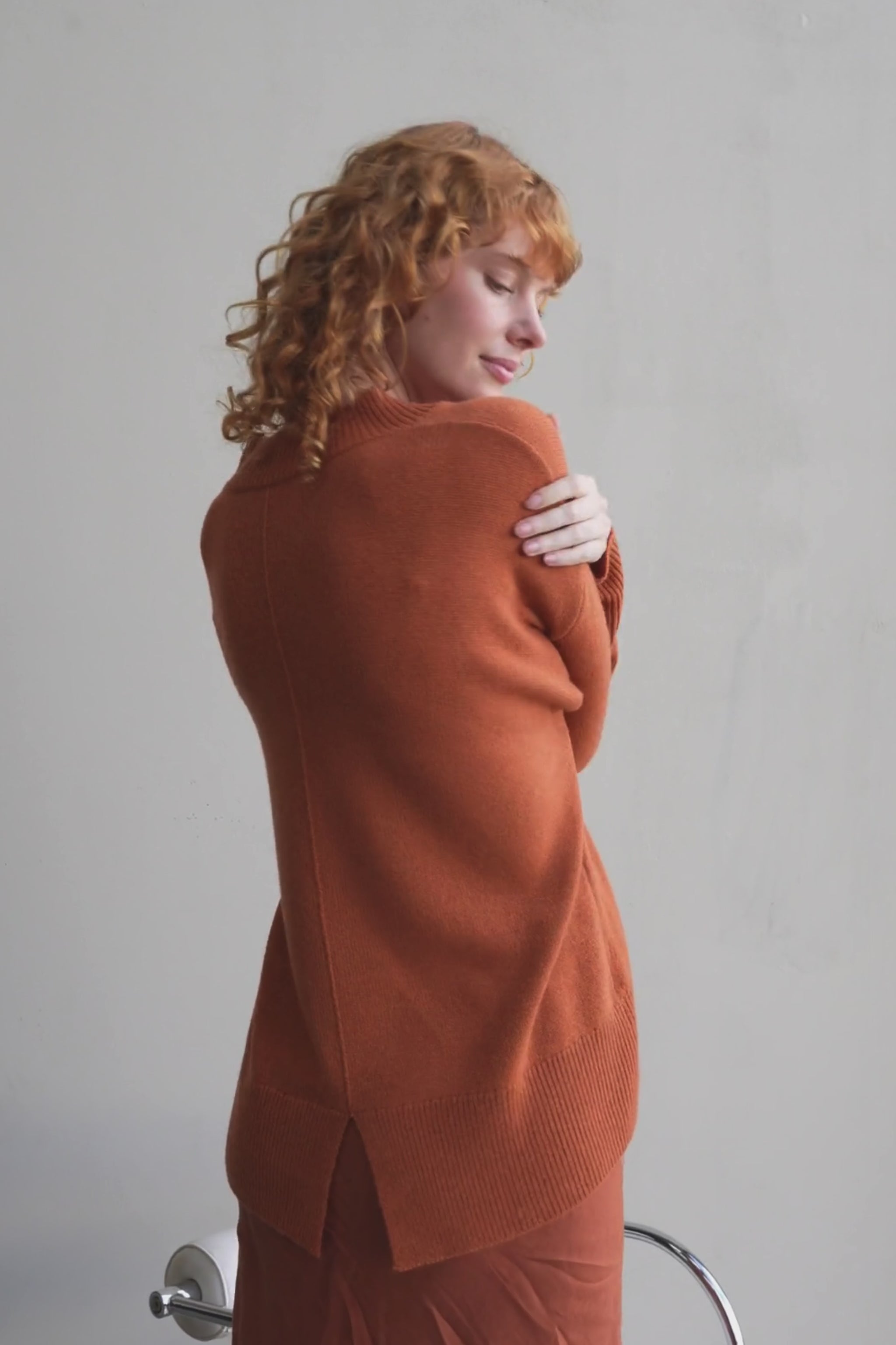 LILLY PILLY June cashmere and merino wool knit in Cajun